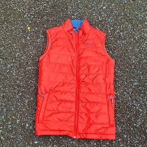 Columbia Vest Boys Medium Red/Orange
